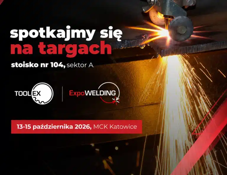 Zapowiedź udziału PERUN S.A. w targach ExpoWELDING i TOOLEX 2026, 13–15 października, stoisko 104 w strefie A.