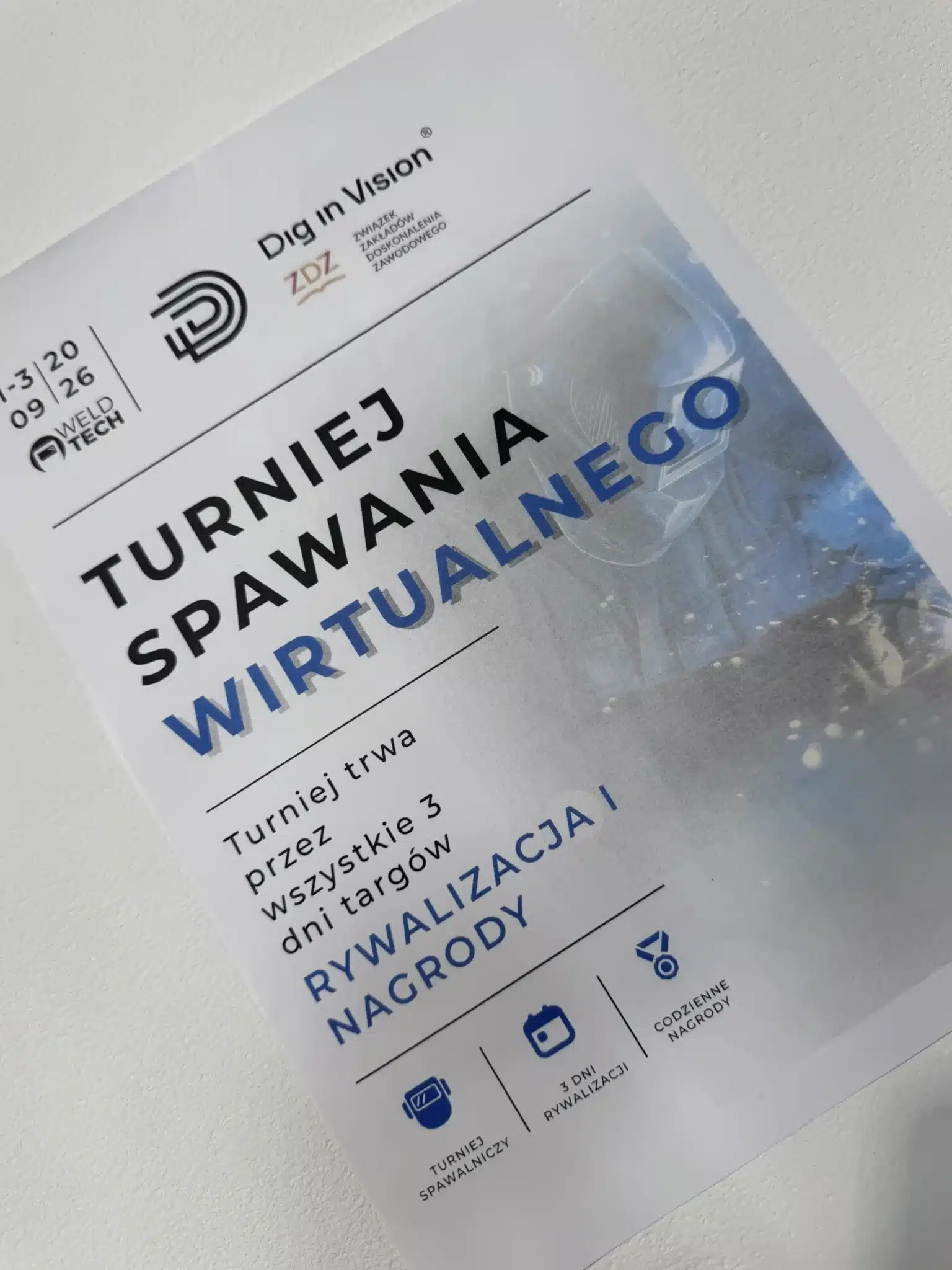Targi wirtualnego spawania zorganizowana przez Związek Doskonalenia Zawodowego podczas targów WELD TECH 2026