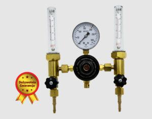 W212-6860 Reduktor butlowy jednostopniowy do argonu i co2 z rotametrami